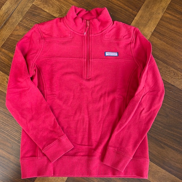 Vineyard Vines Tops - VINEYARD VINES LADIES' SHEP SHIRT - RED - SIZE SMALL